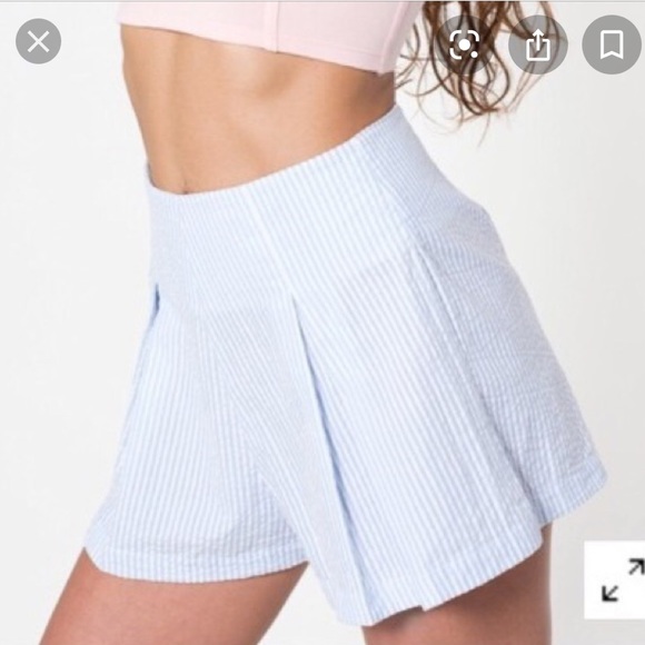 American Apparel Seersucker Hampton Shorts - Picture 2 of 4